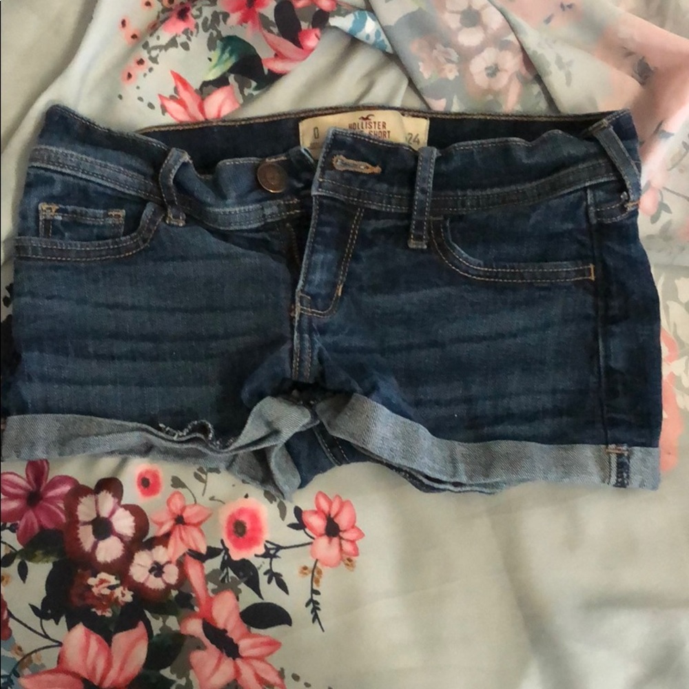 Dark hollister shorts size 0